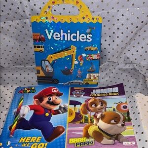Super Mario and Paw Patrol Jumbo Coloring Book Set